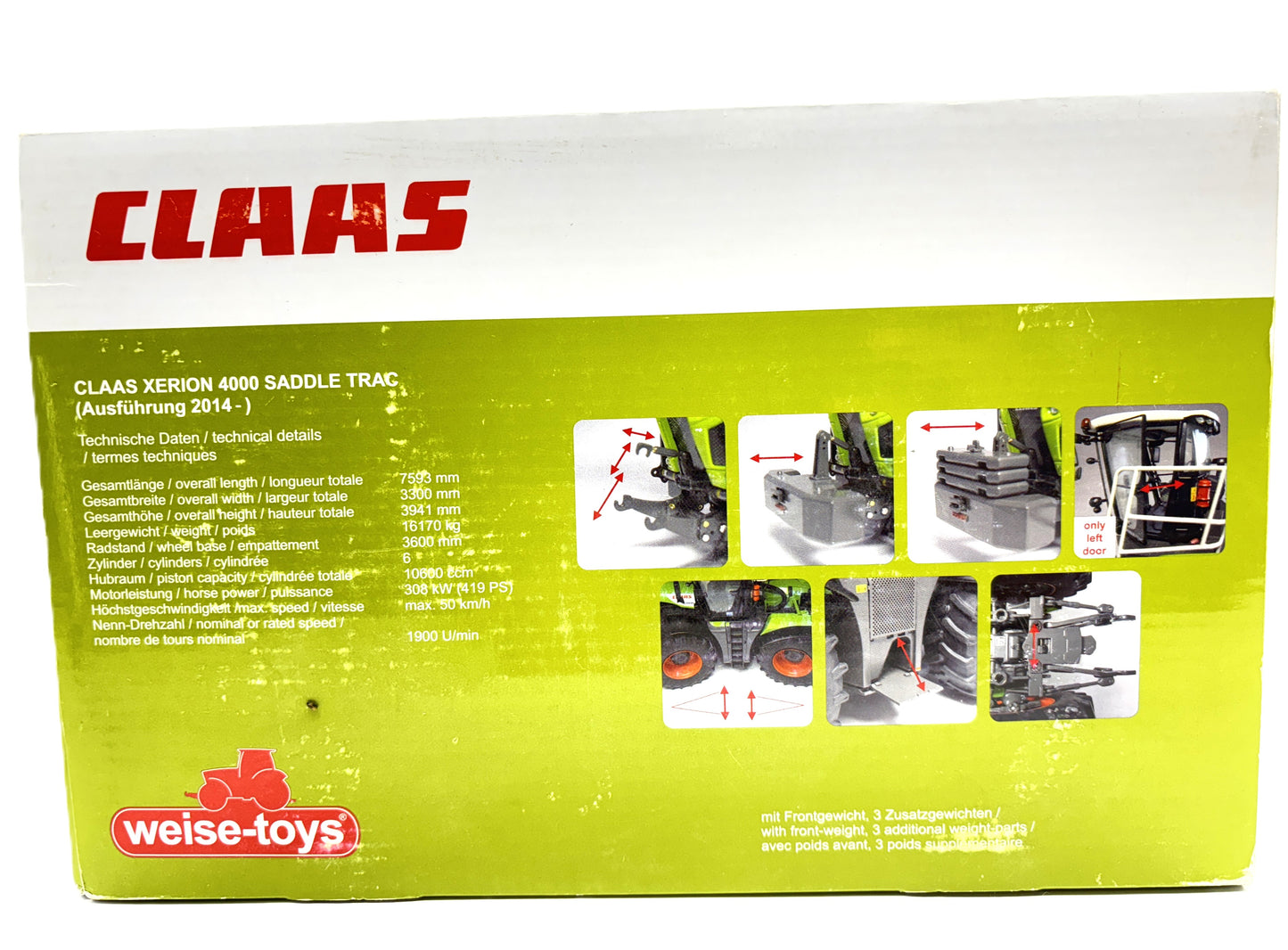 1/32 Claas Xerion 4000 Saddle Trac