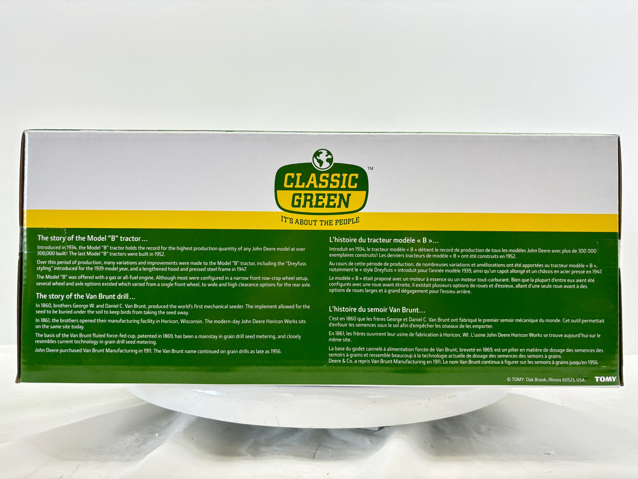 1/16 John Deere Model "B" with Grain Drill