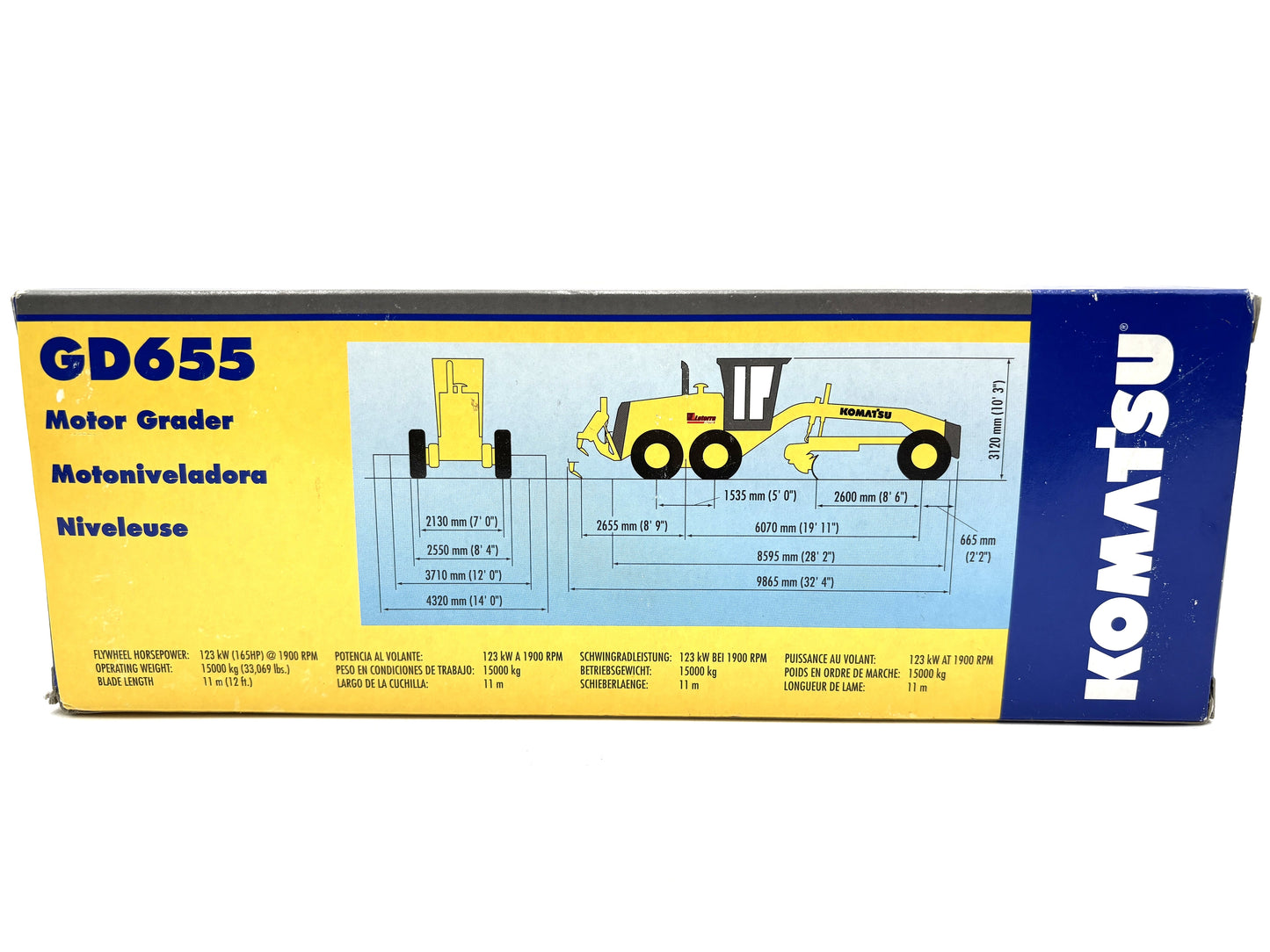 1/50 Komatsu GD655 2005 White