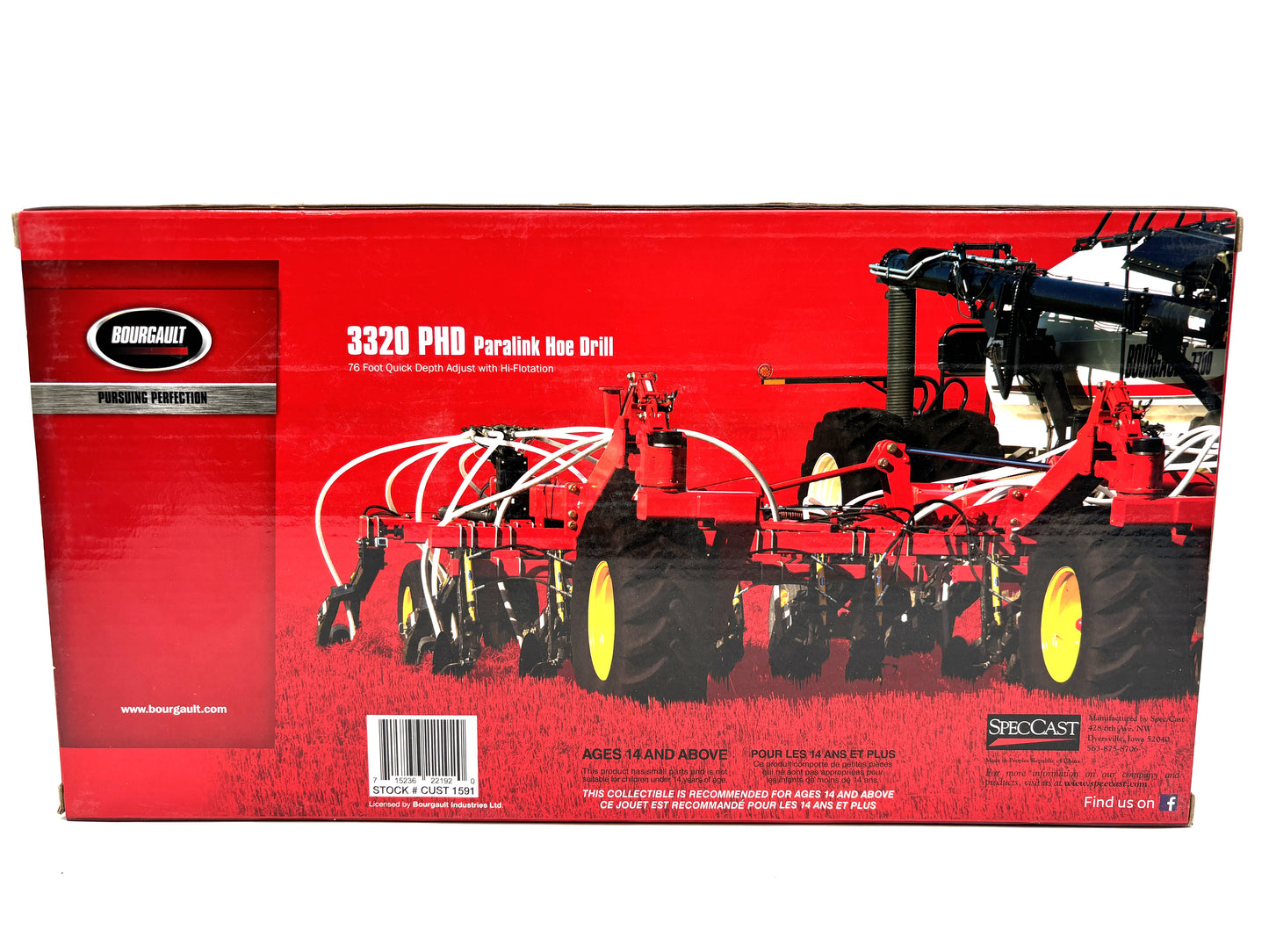 1/64 Bourgault 3320 PHD Paralink Hoe Drill