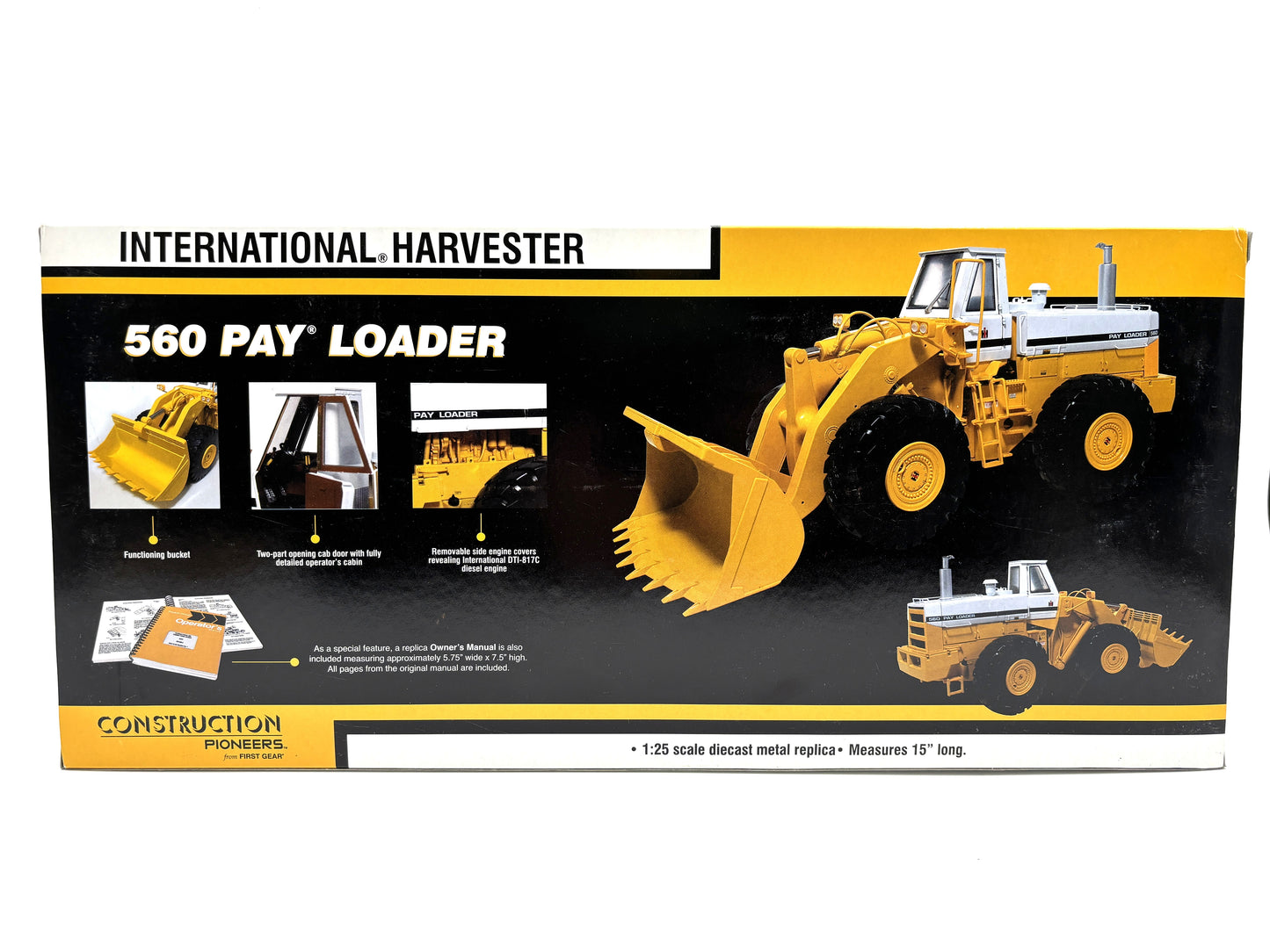 1/25  International 560 Pay Loader YELLOW