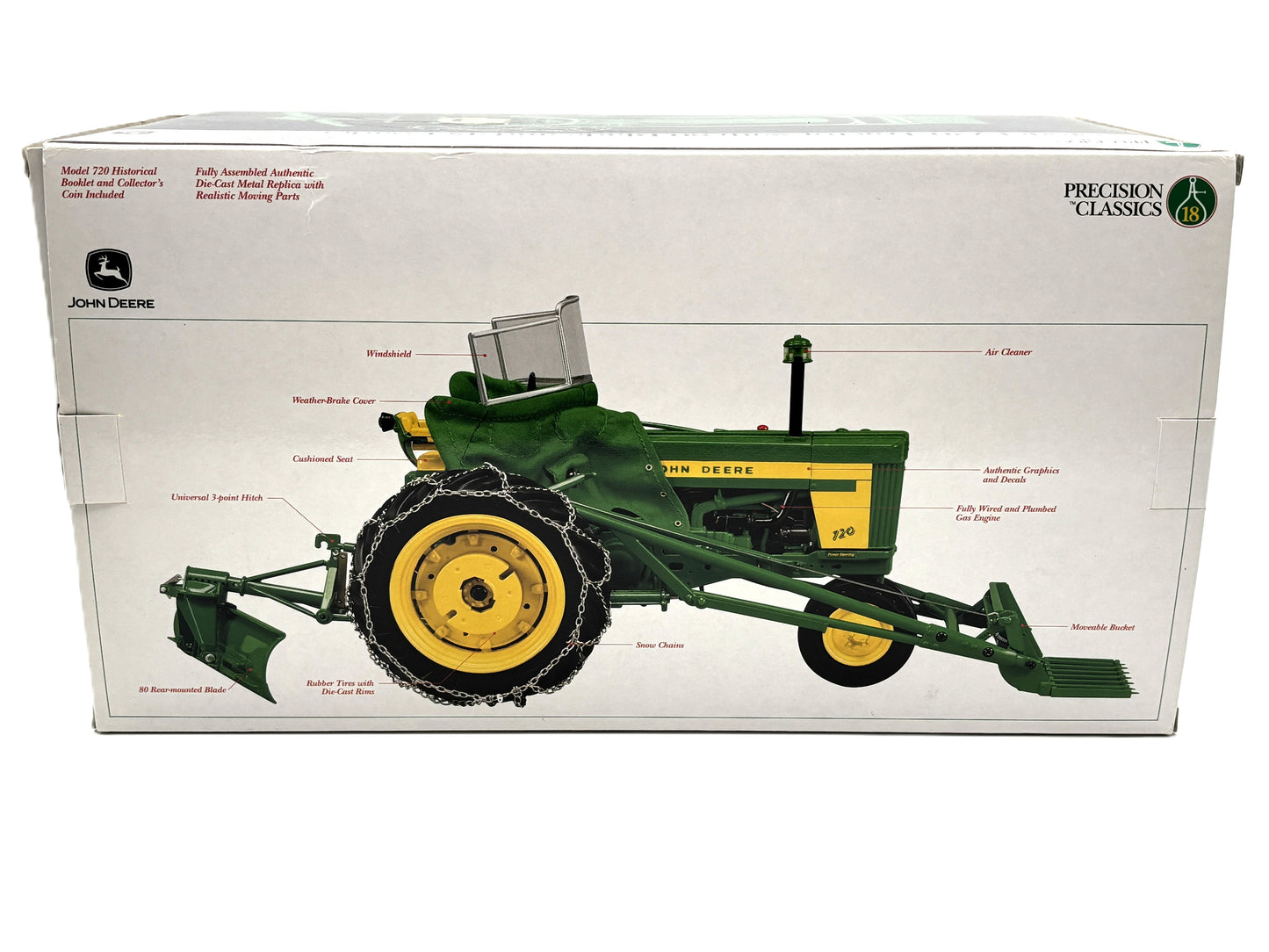 1/16 John Deere Precision 720 with Blade and Loader