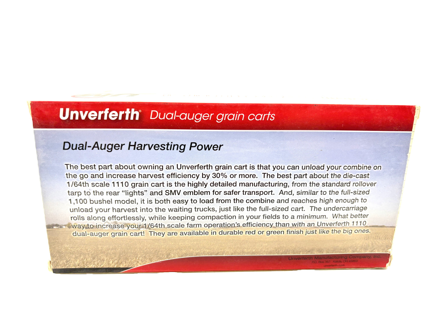 1/64 Unverferth Dual-Auger 1110 Tracks