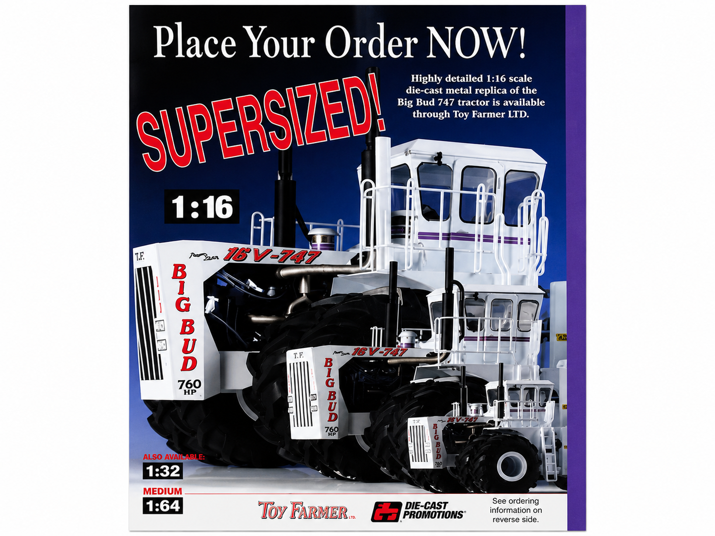 1/16 Big Bud 16V - 747 900HP Field Version