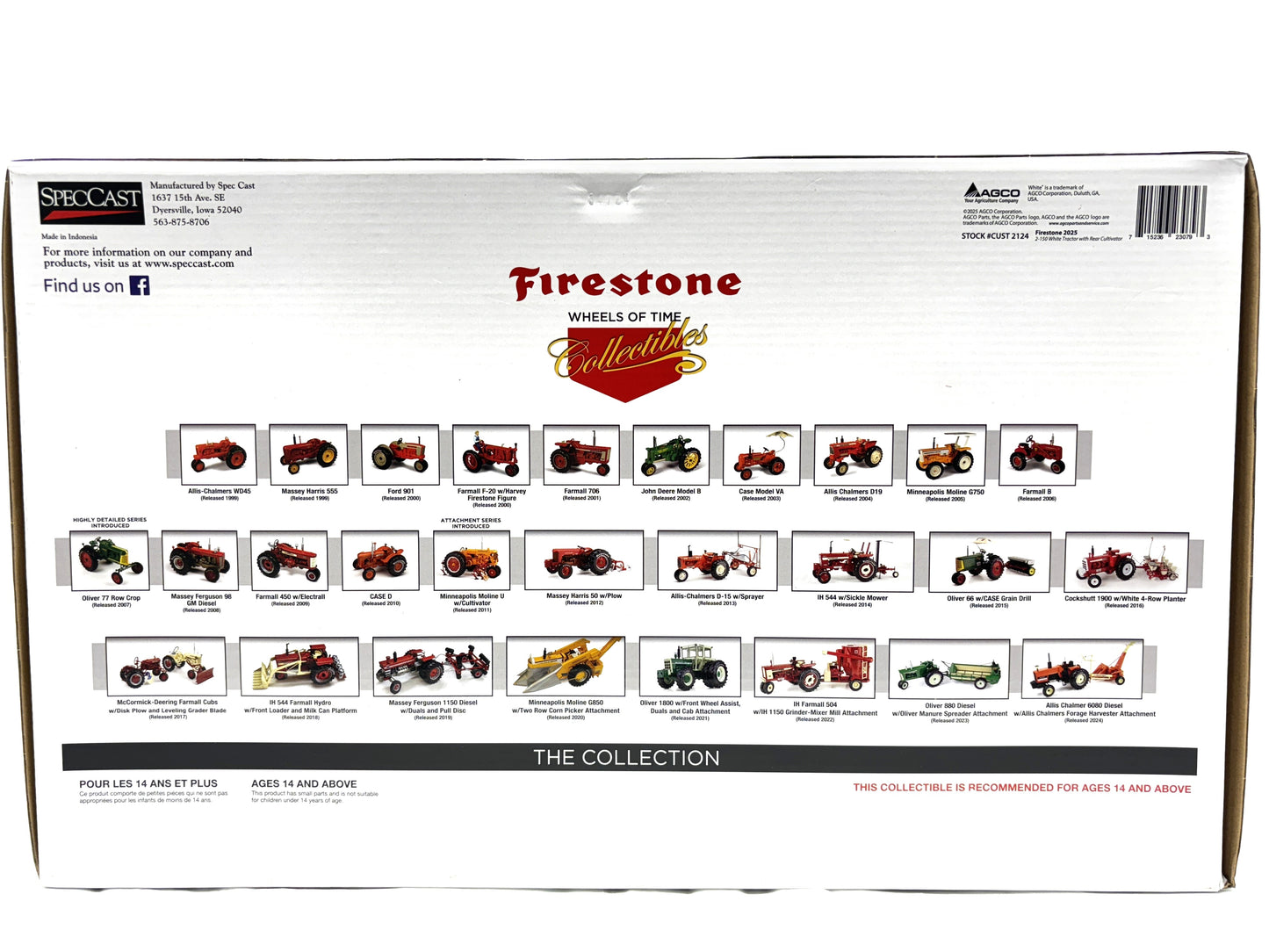 1/16 White 2-150 Firestone