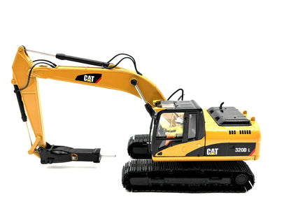1/50 CAT 320D L Hydraulic Excavator with Hammer