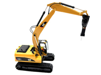 1/50 CAT 320D L Hydraulic Excavator with Hammer