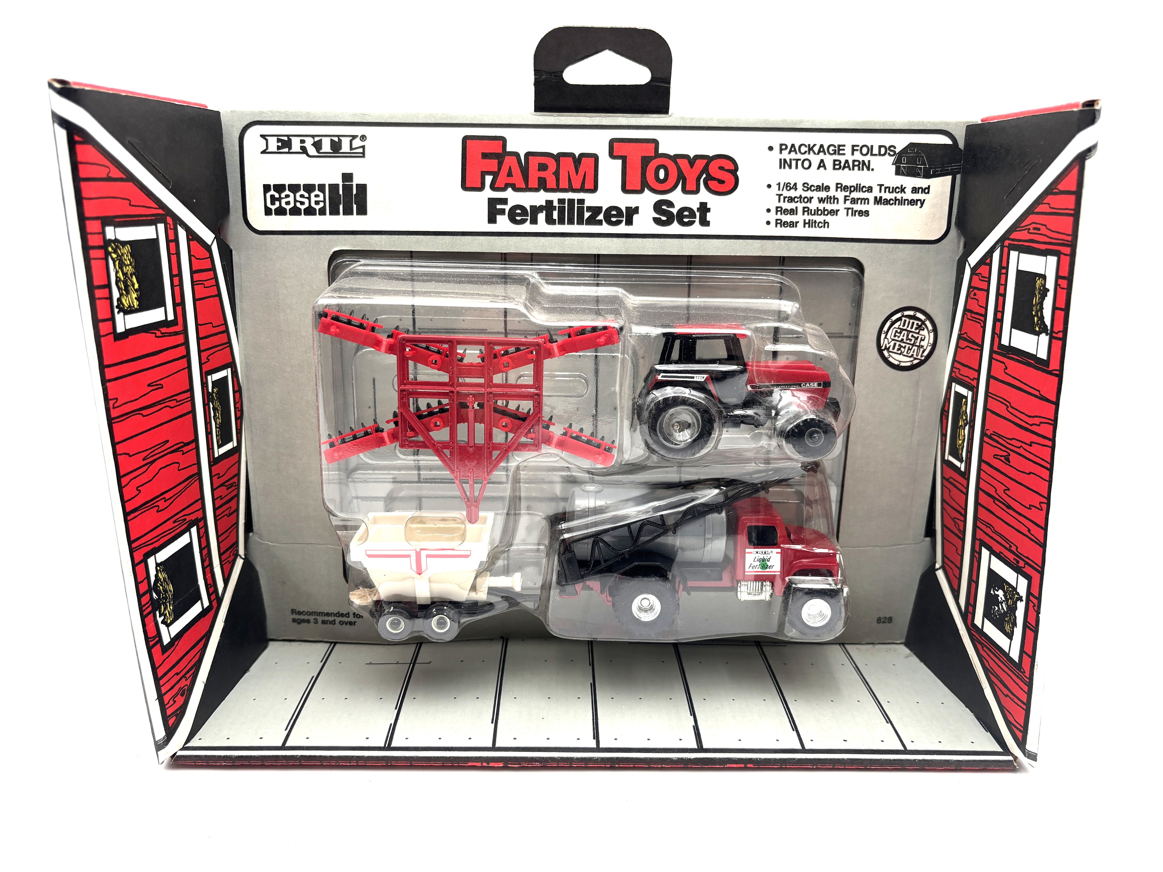 1/64  Case IH Fertilizer Barn Set