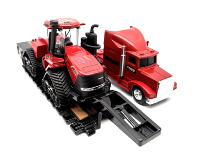1/64 Case IH Steiger 620 Quadtrac with Semi & Lowboy Trailer