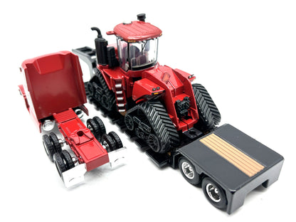 1/64 Case IH Steiger 620 Quadtrac with Semi & Lowboy Trailer