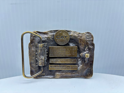 Cat Excavators Belt Buckle