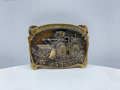 Cat Wheel Loaders Belt Buckle