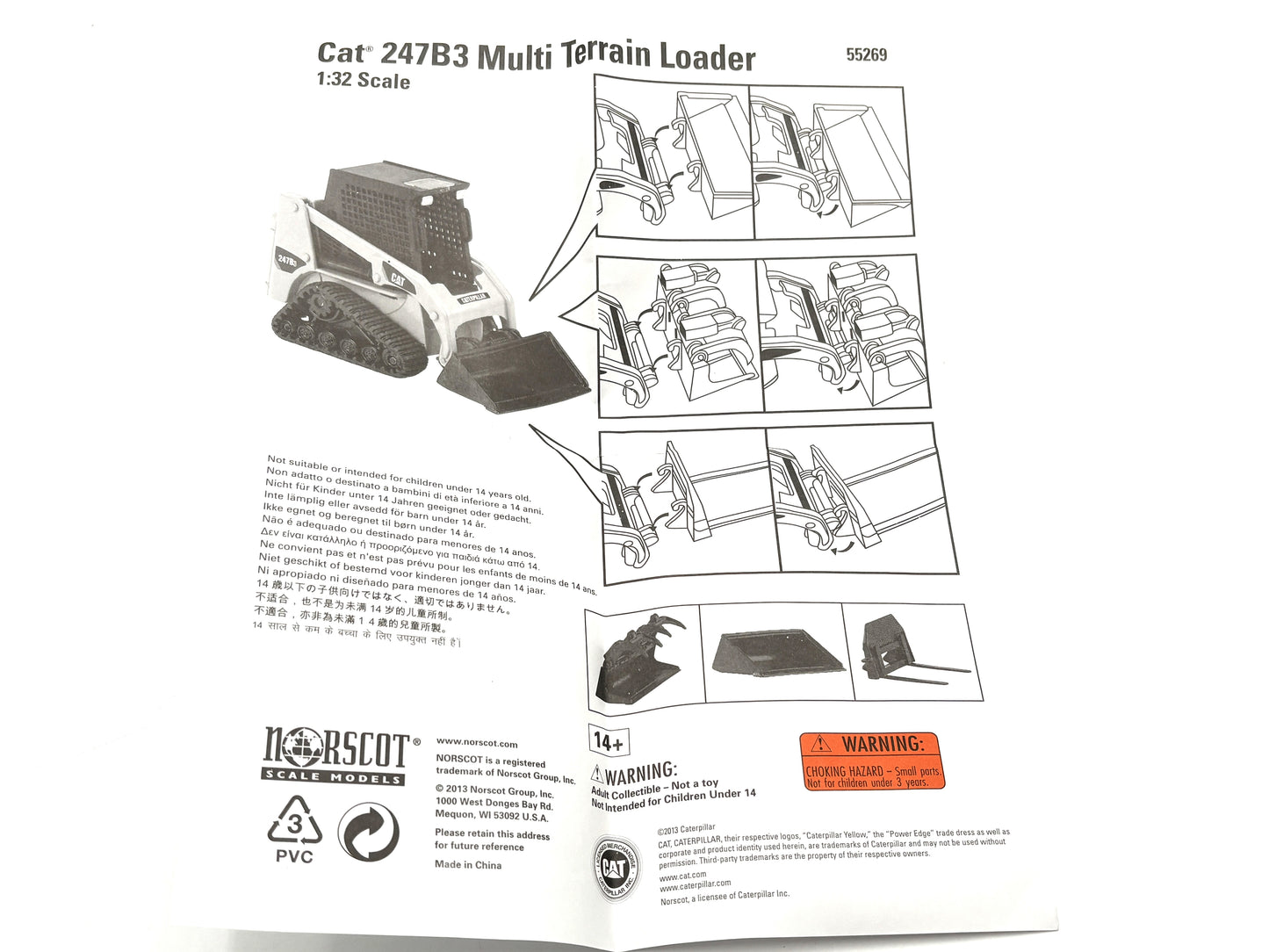1/32 Caterpillar 247B3 Multi Terrain