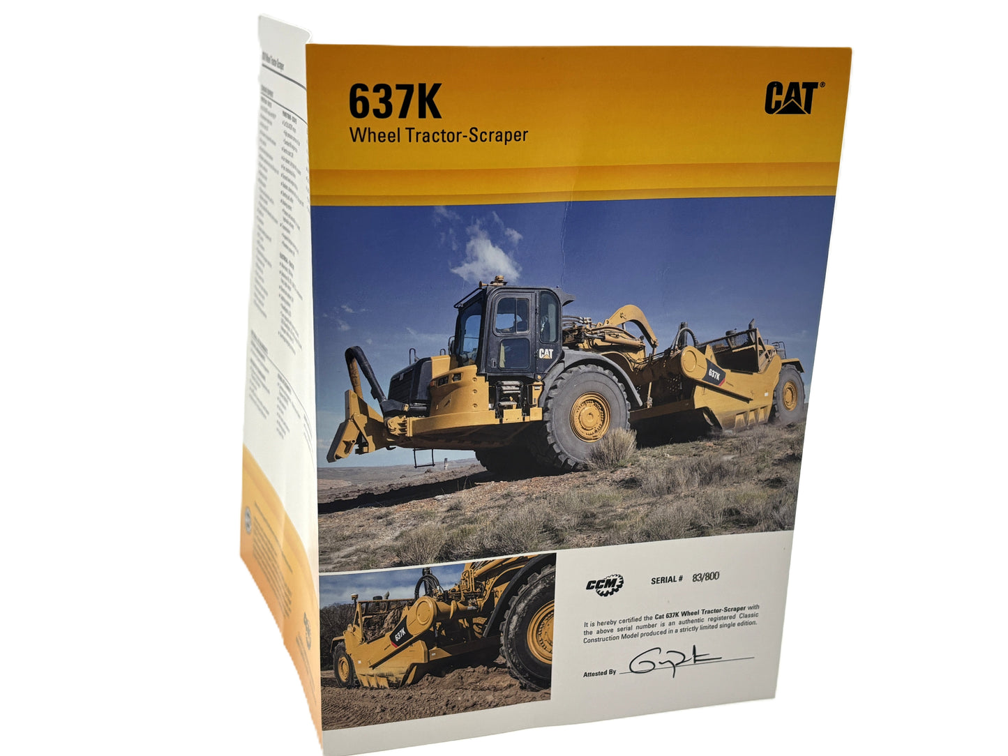 1/48 Caterpillar 637K Dual Engine Scraper