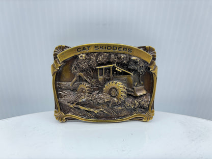 Cat Skidders Belt Buckle