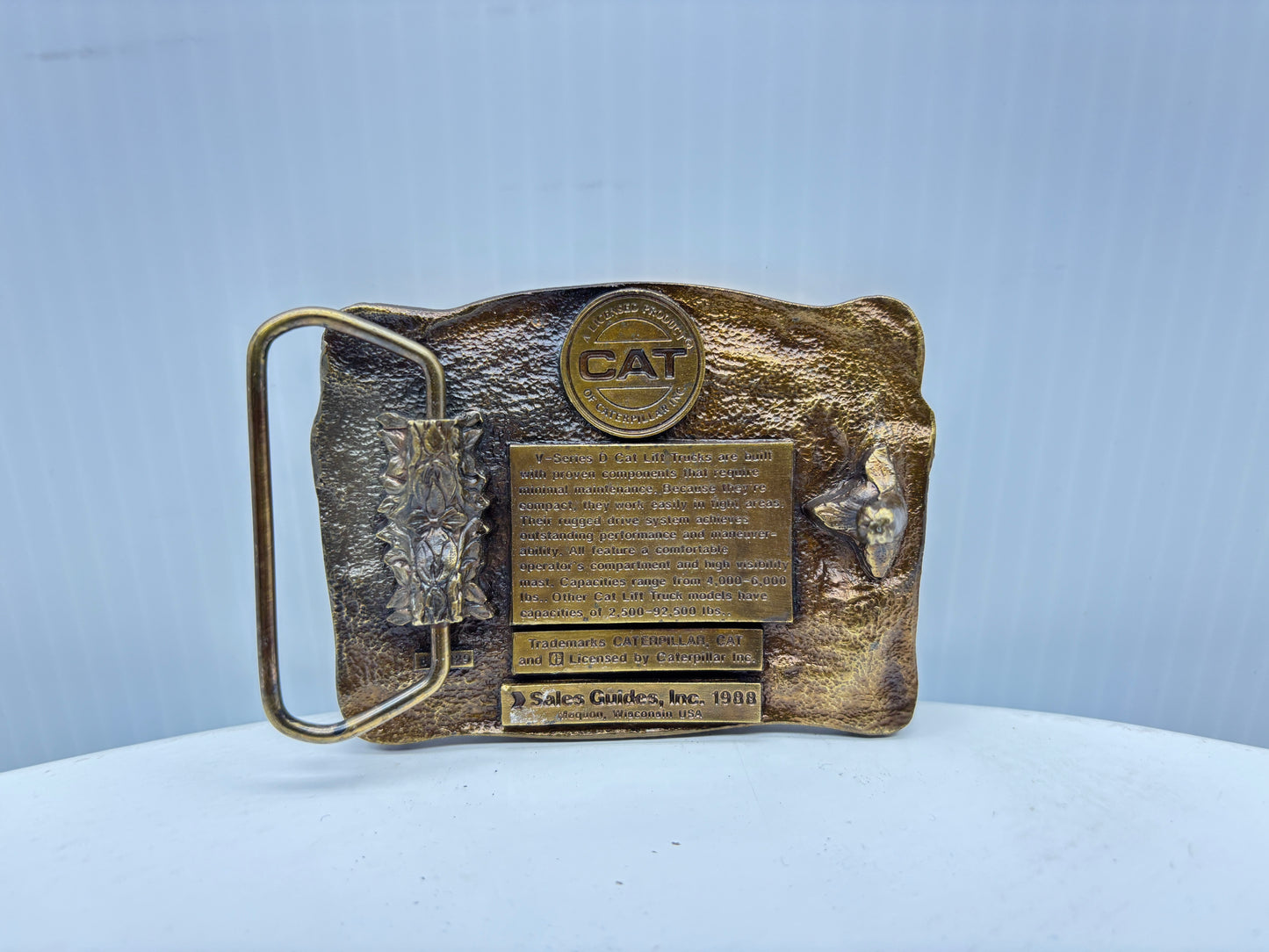 Caterpillar Lift Trucks Belt Buckle