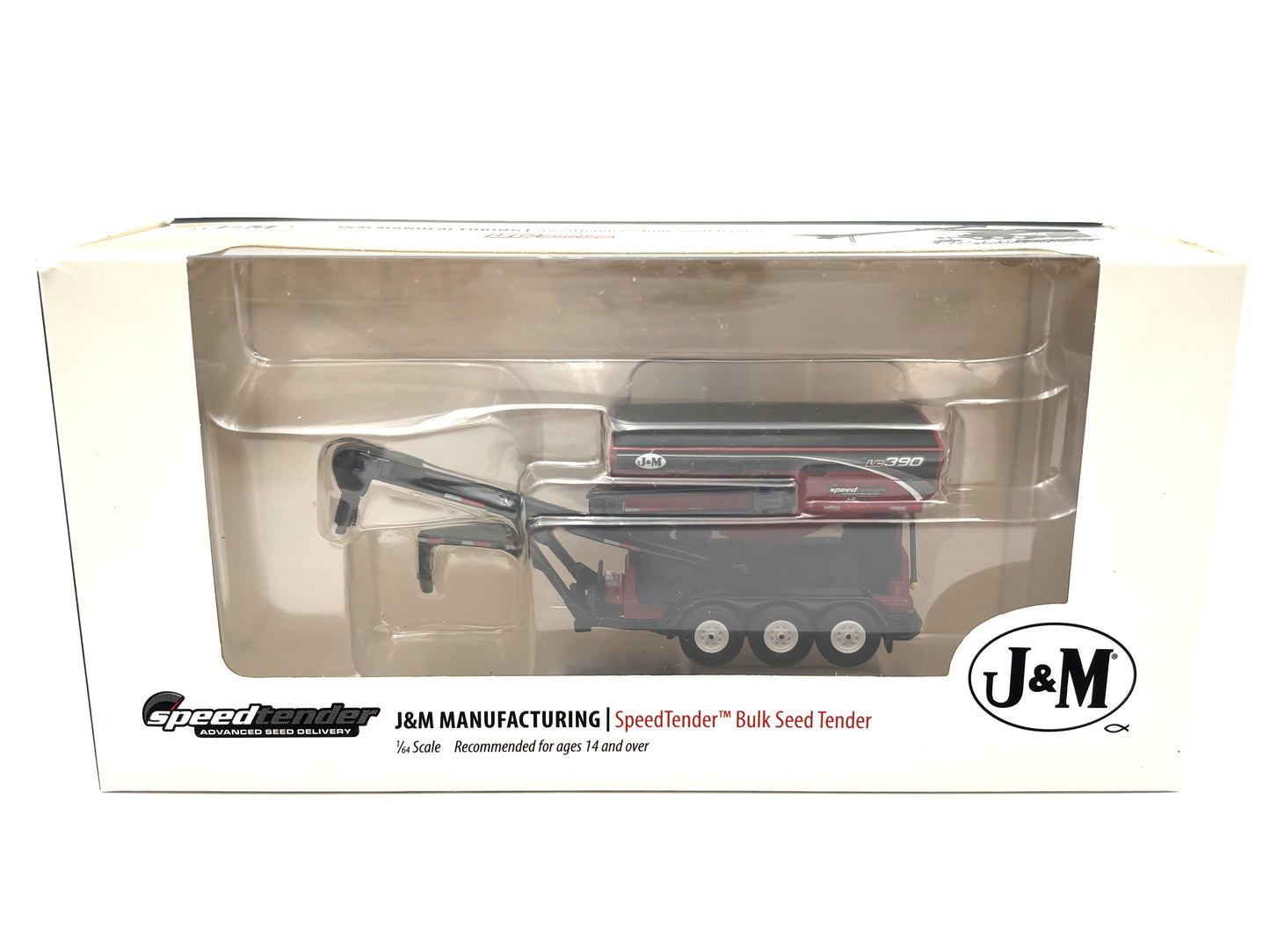 1/64 J&M LC 390 Bulk Seed Tender "Red"