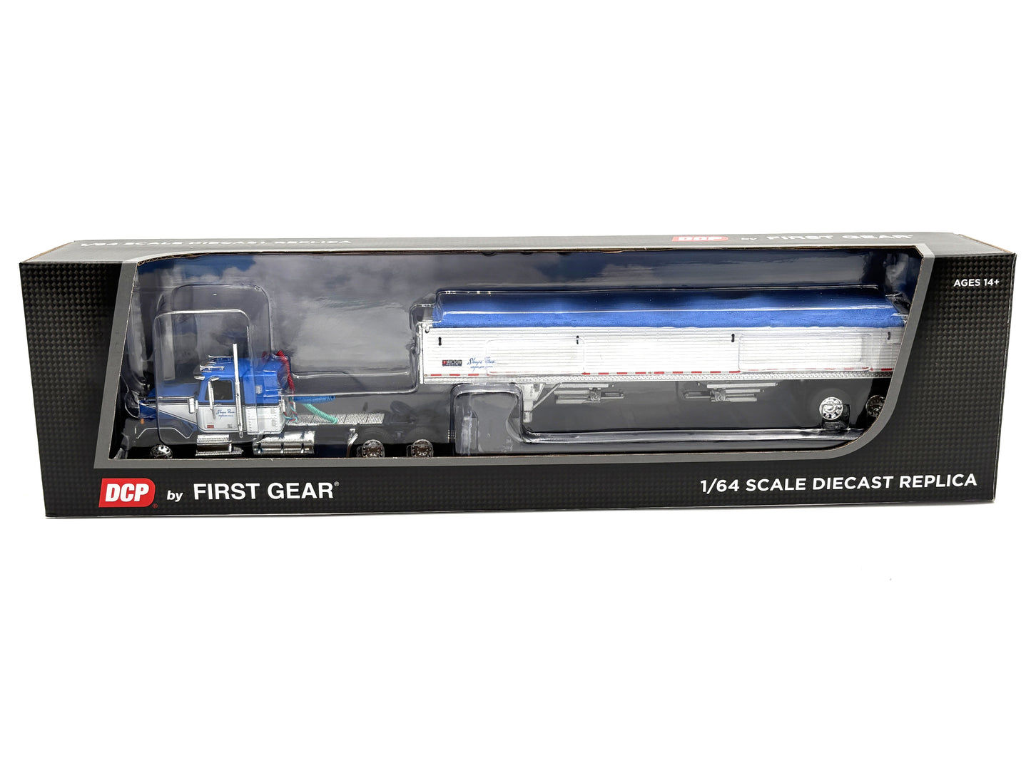 1/64 GMC General with 43 Wilson Trailer Blue