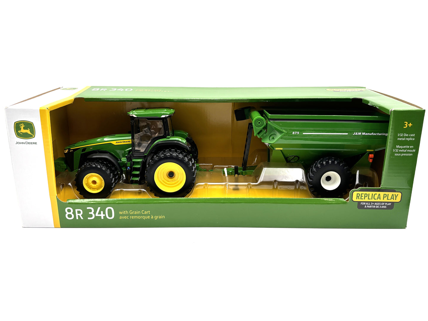 1/32 John Deere 8R 340 with J&M 875 Cart
