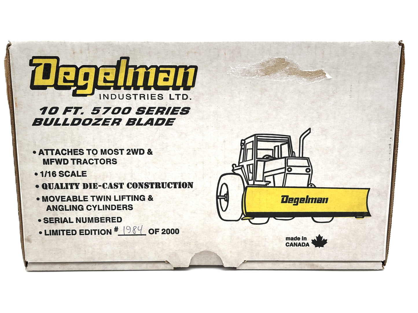 1/16 Degelman 5700 Series Bulldozer Blade