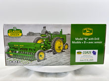 1/16 John Deere Model "B" with Grain Drill