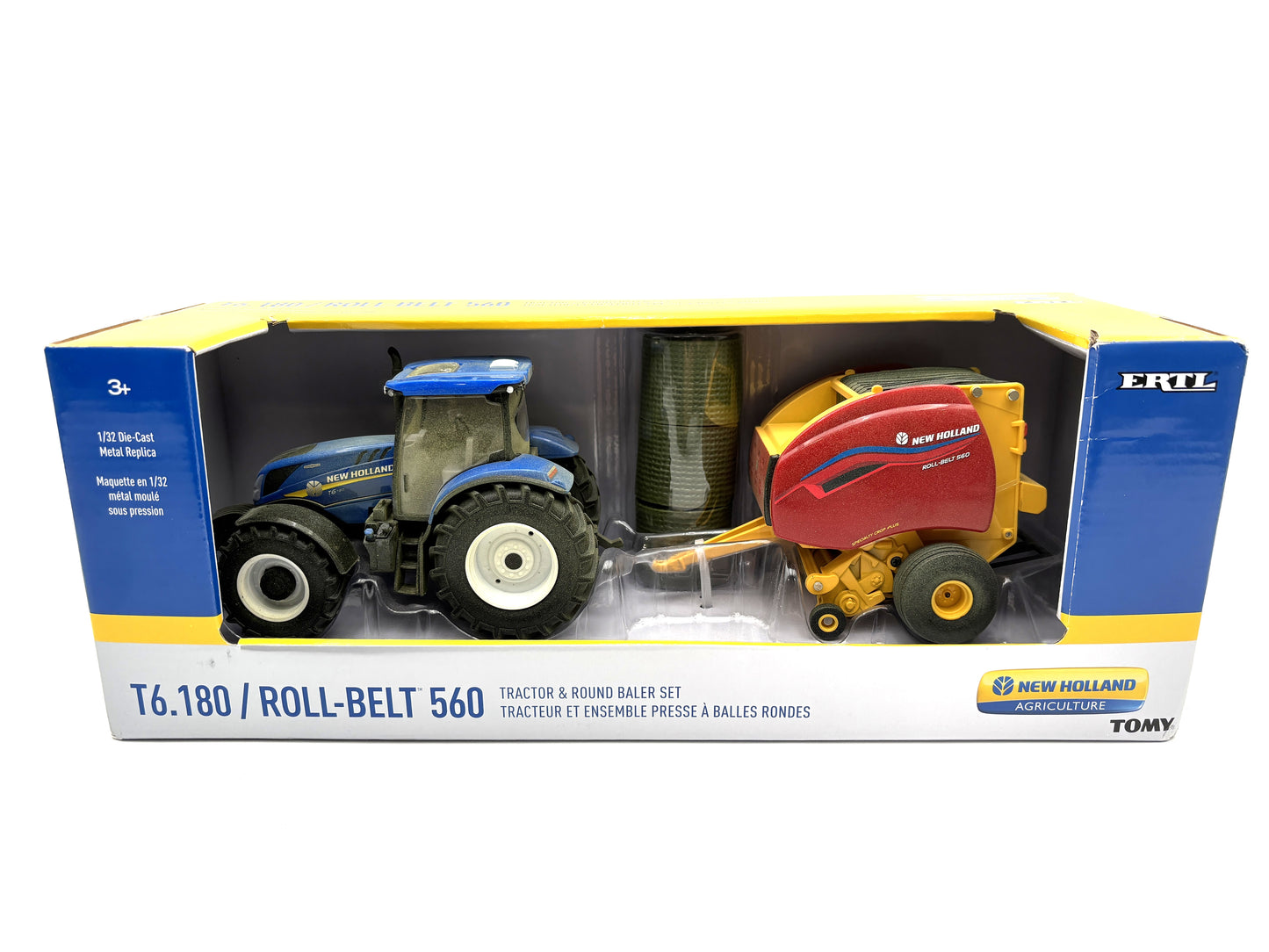 1/32 New Holland T6.180-Roll-Belt 560 Chase Set