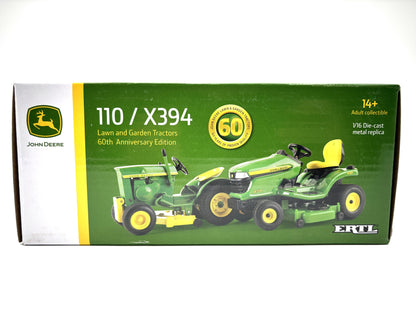 1/16 John Deere 110-X394 Garden Tractor Set