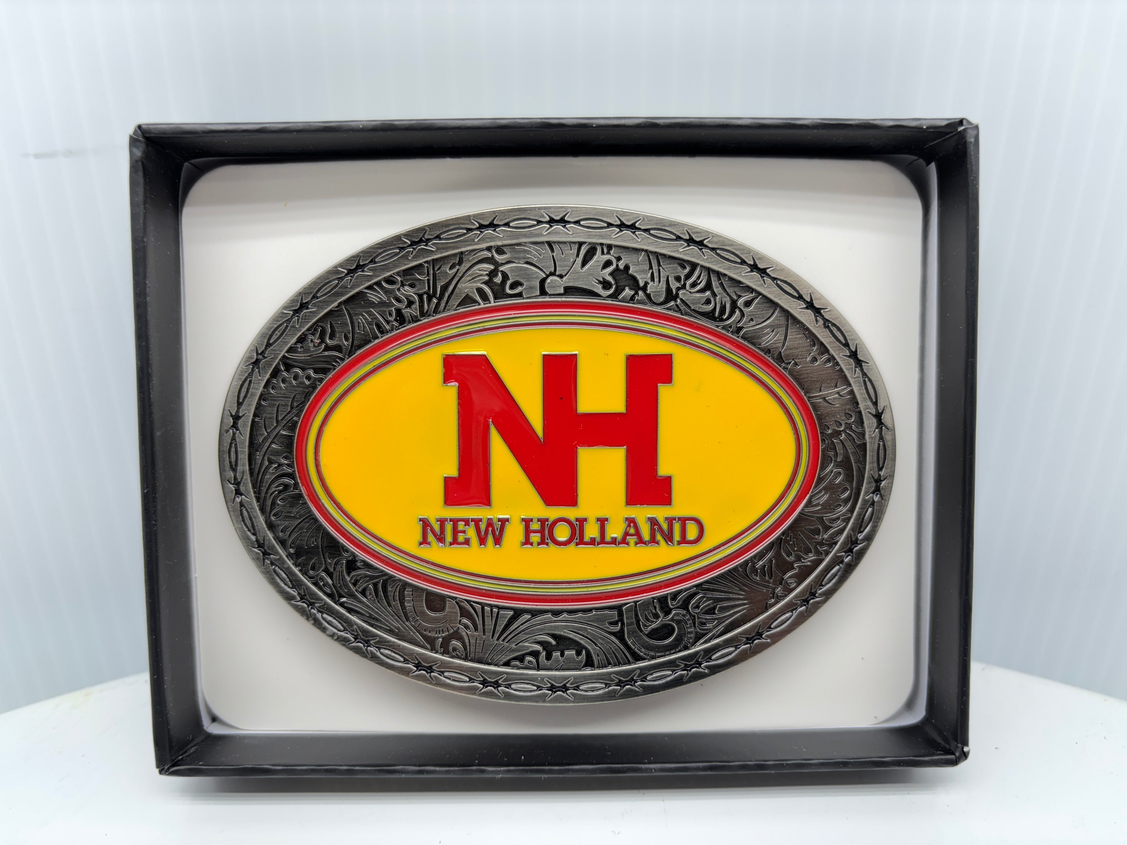 New Holland Western Oval Belt Buckle