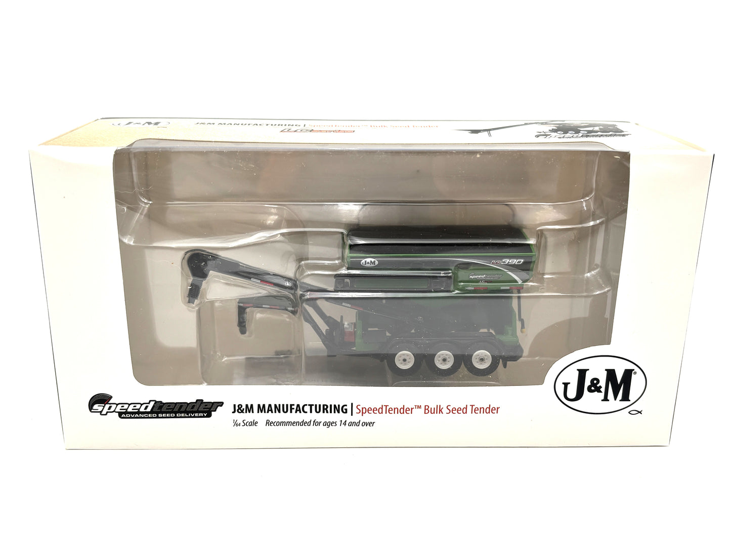 1/64 J&M LC 390 Bulk Seed Tender "Green"