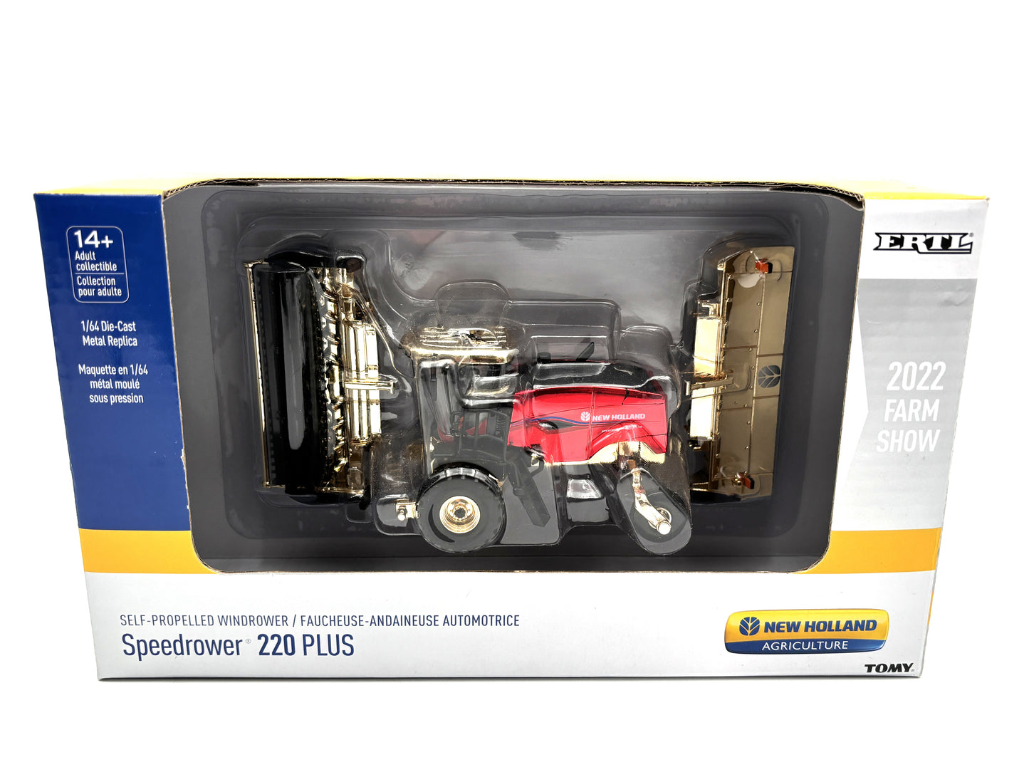 1/64 New Holland Speedrower 220 Red Chrome Chase