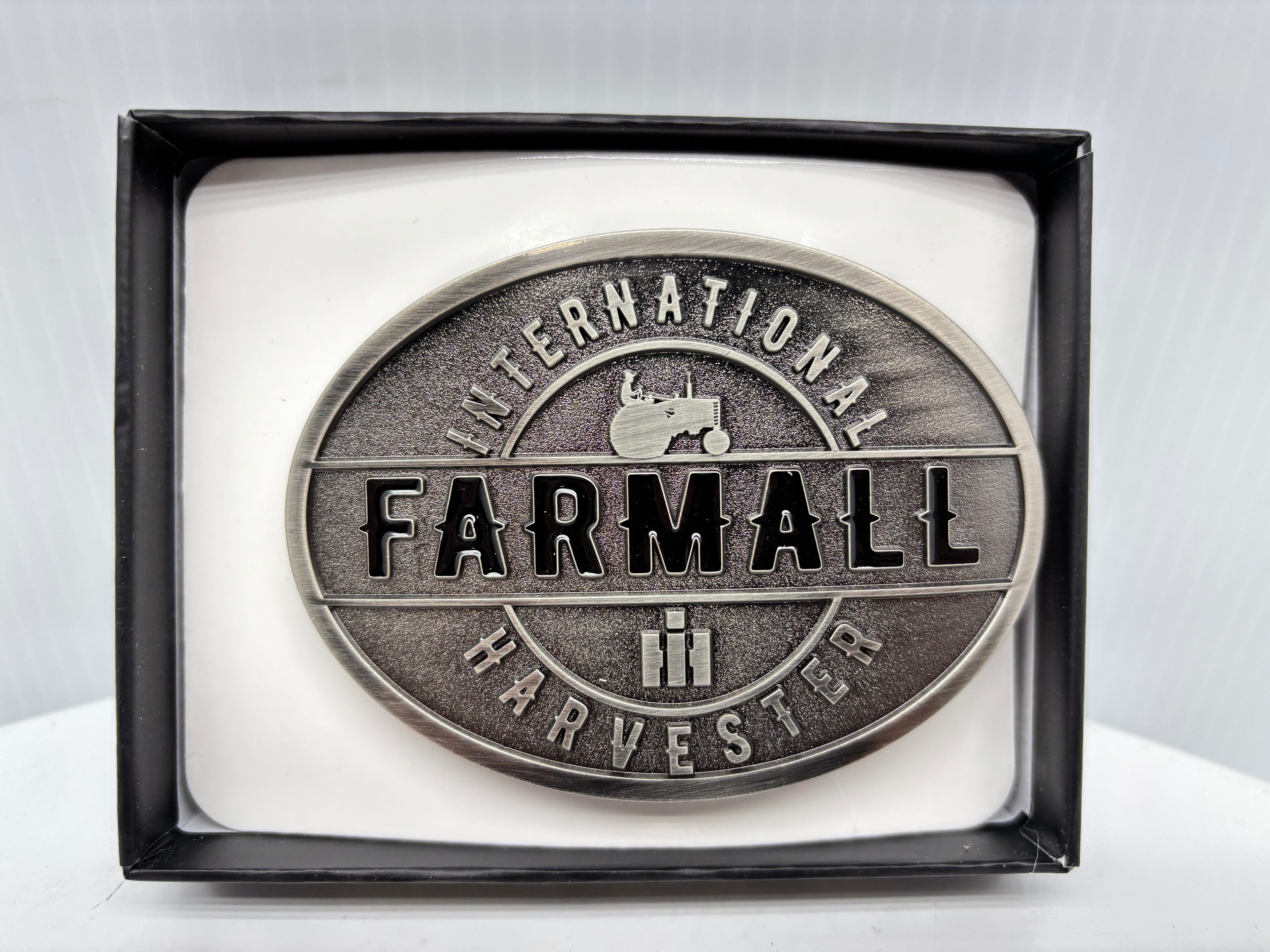 International Farmall Vintage Oval Belt Buckle