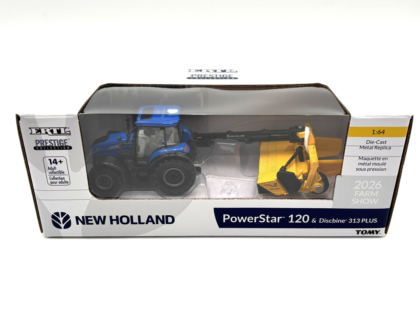 1/64 New Holland Powerstar 120 with 313 Discbine
