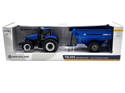 1/32 New Holland T8.355 with J&M Grain Cart