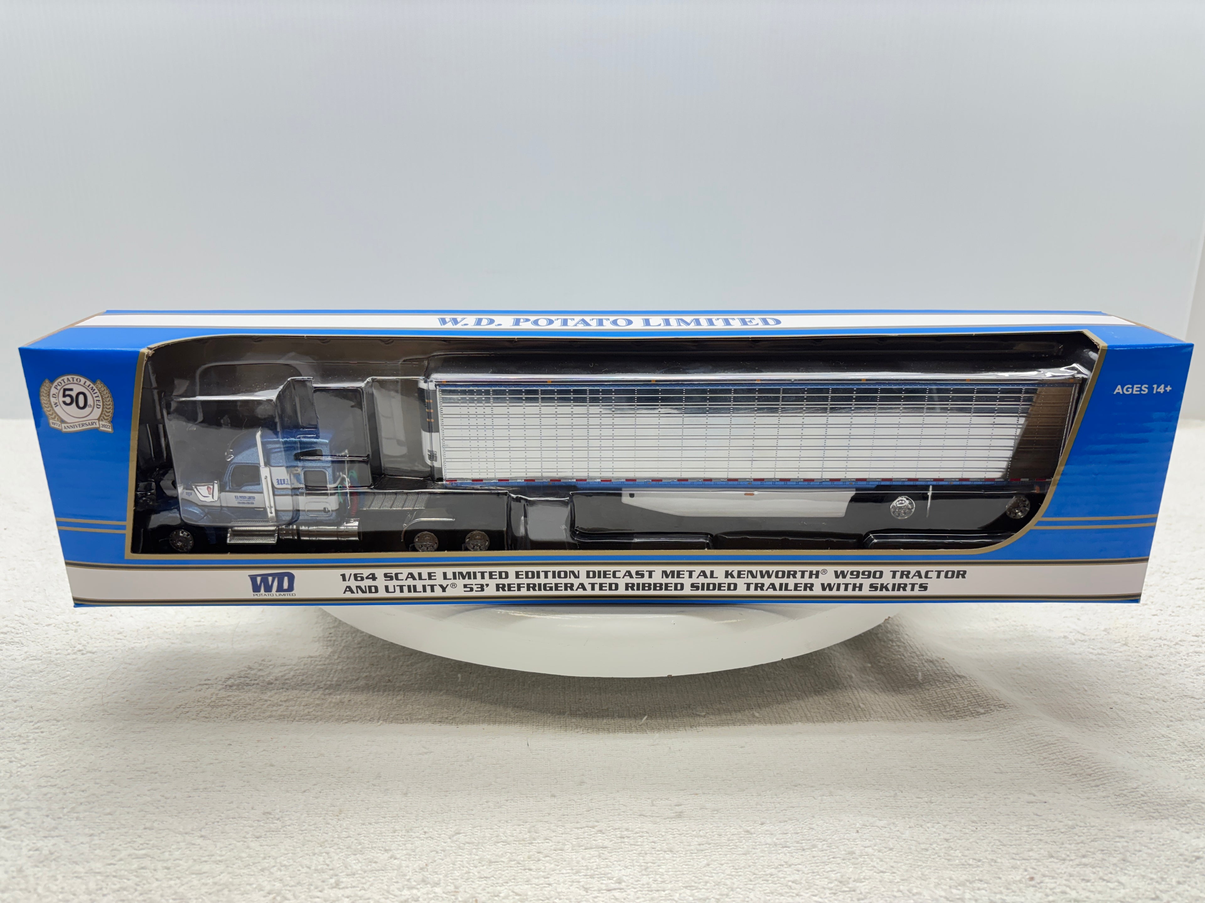 1/64 Kenworth W990 Midroof W.D. Potato