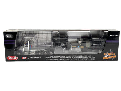 1/64 Peterbilt 379 Tri-axle with Demco Trailer