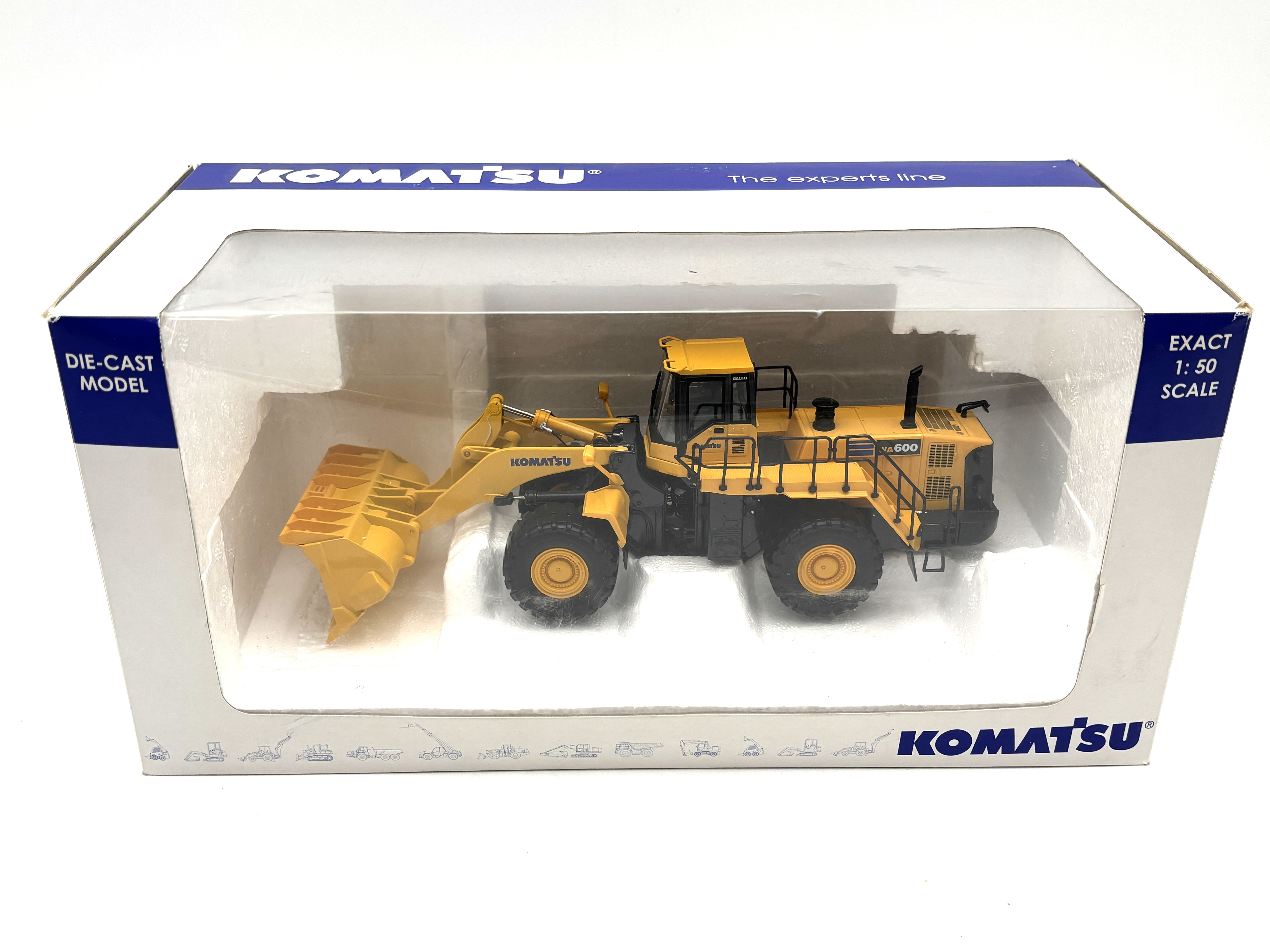 【極美品】KOMATSU WA600 1/50スケール 1/50 Komatsu WA600 Wheel Loader – Creekside Farm Toys