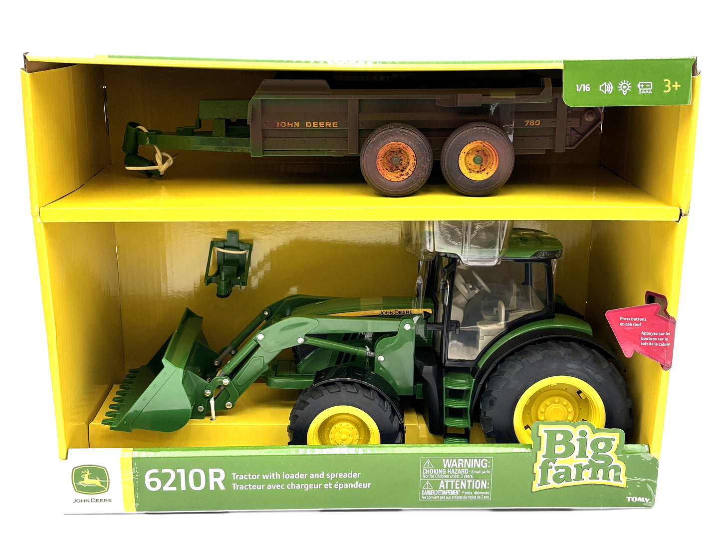 1/16 John Deere 6210R with Spreader