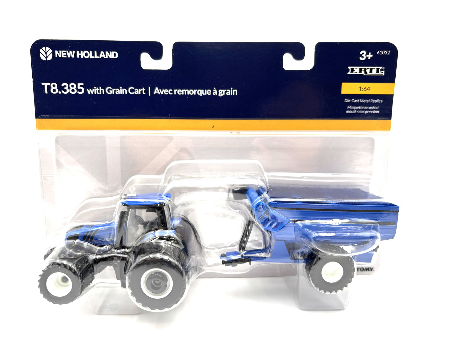 1/64 New Holland T8.385 with J&M Cart Set