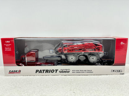 1/64 Case IH 4350 with Trucks and lowboy trailer