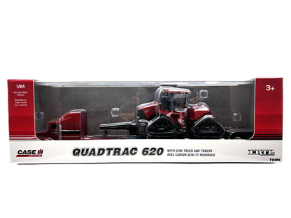 1/64 Case IH Steiger 620 Quadtrac with Semi & Lowboy Trailer