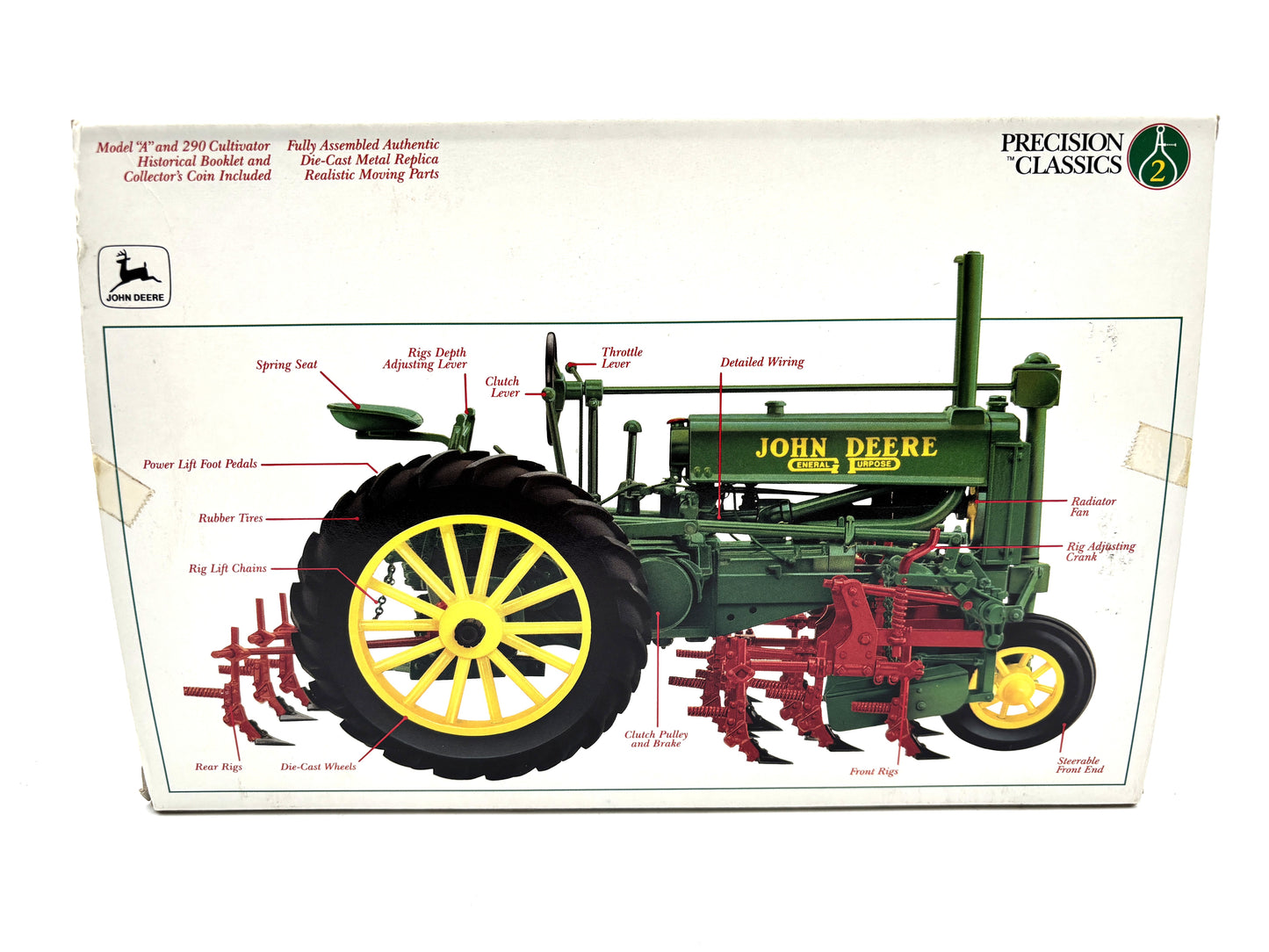 1/16 John Deere Model A with 290 Series Cultivator