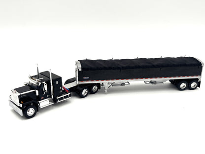 1/64 GMC General with 43 Wilson Trailer Black