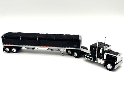 1/64 GMC General with 43 Wilson Trailer Black