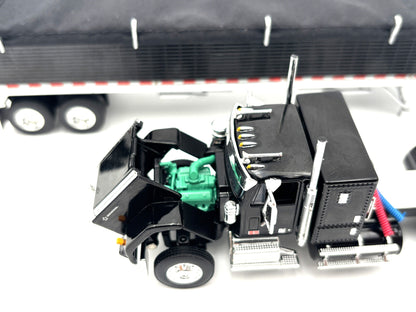 1/64 GMC General with 43 Wilson Trailer Black