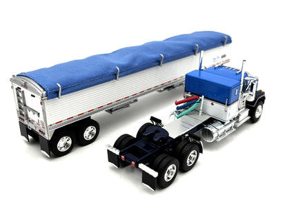 1/64 GMC General with 43 Wilson Trailer Blue