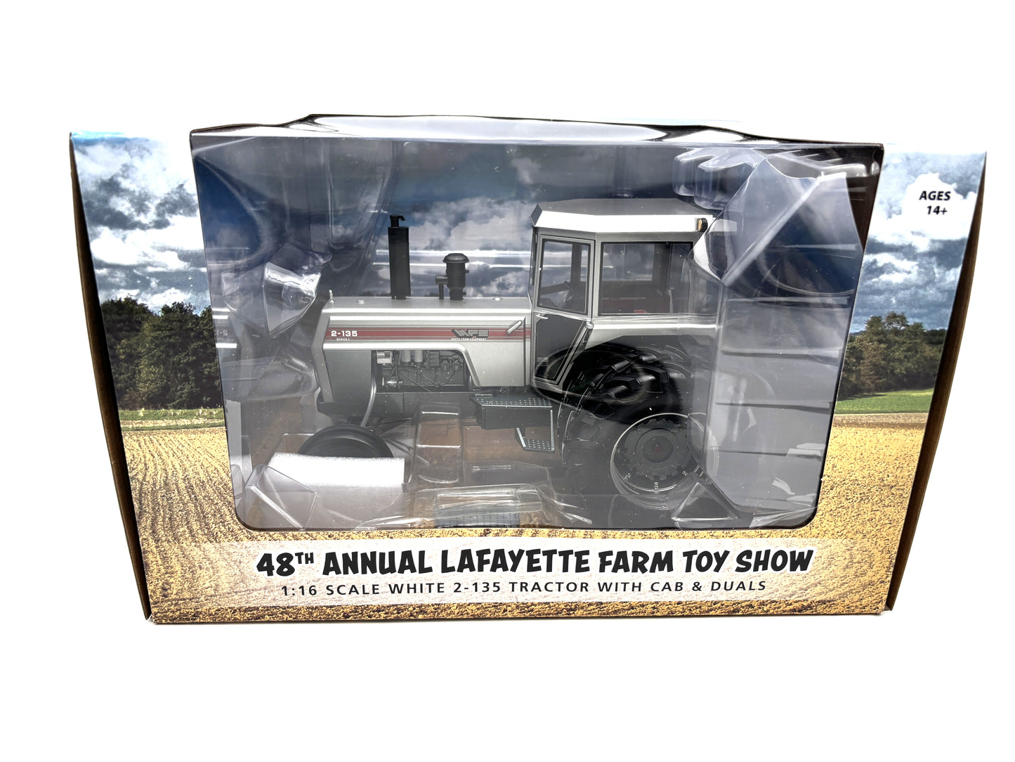 1/16 White 2-135 Red Stripe Lafayette Show