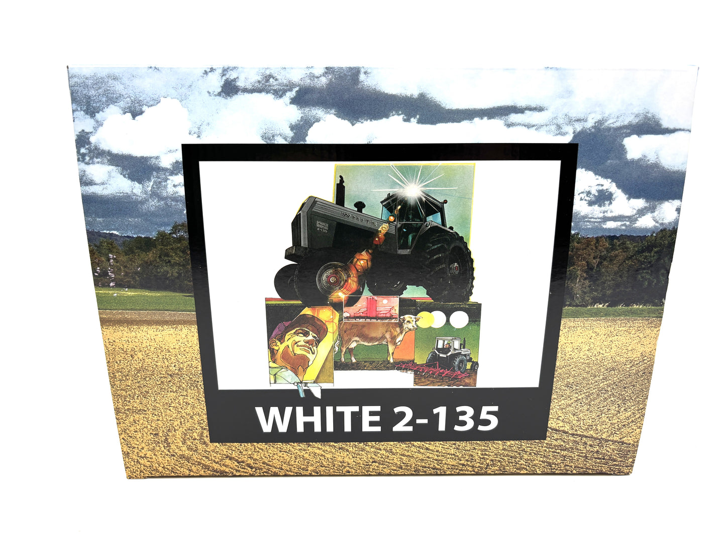 1/16 White 2-135 Red Stripe Lafayette Show