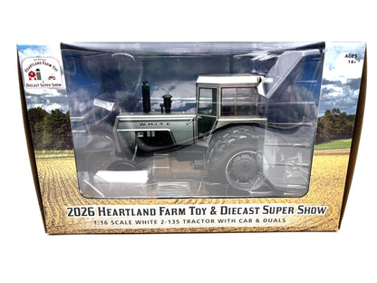 1/16 White 2-135 Silver Stripe Heartland Farm Toy Show
