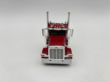 1/64 Peterbilt 389 w/Landoll Traveling Trailer (Red)