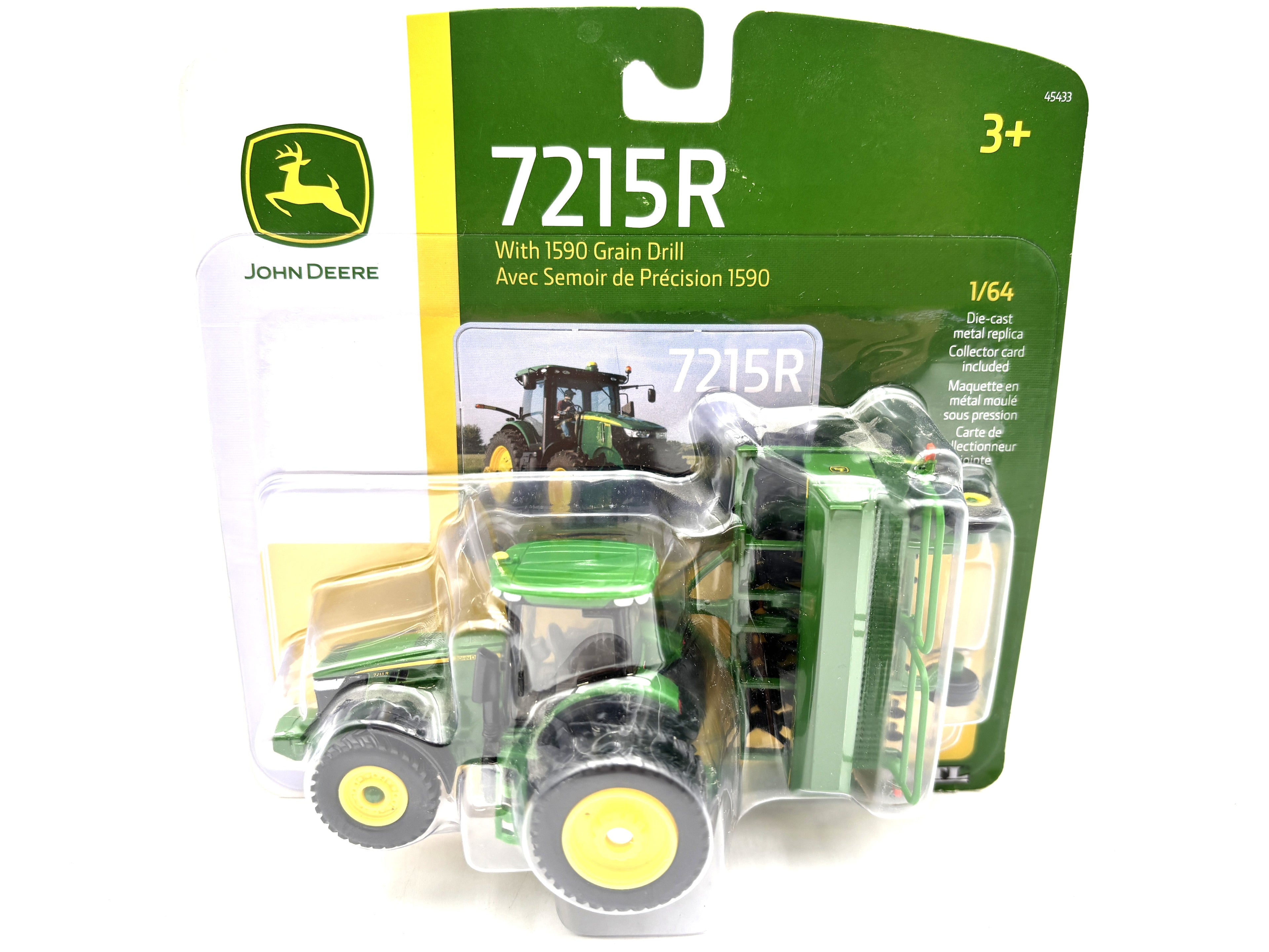 1/64 John Deere 7215R with 1590 Drill